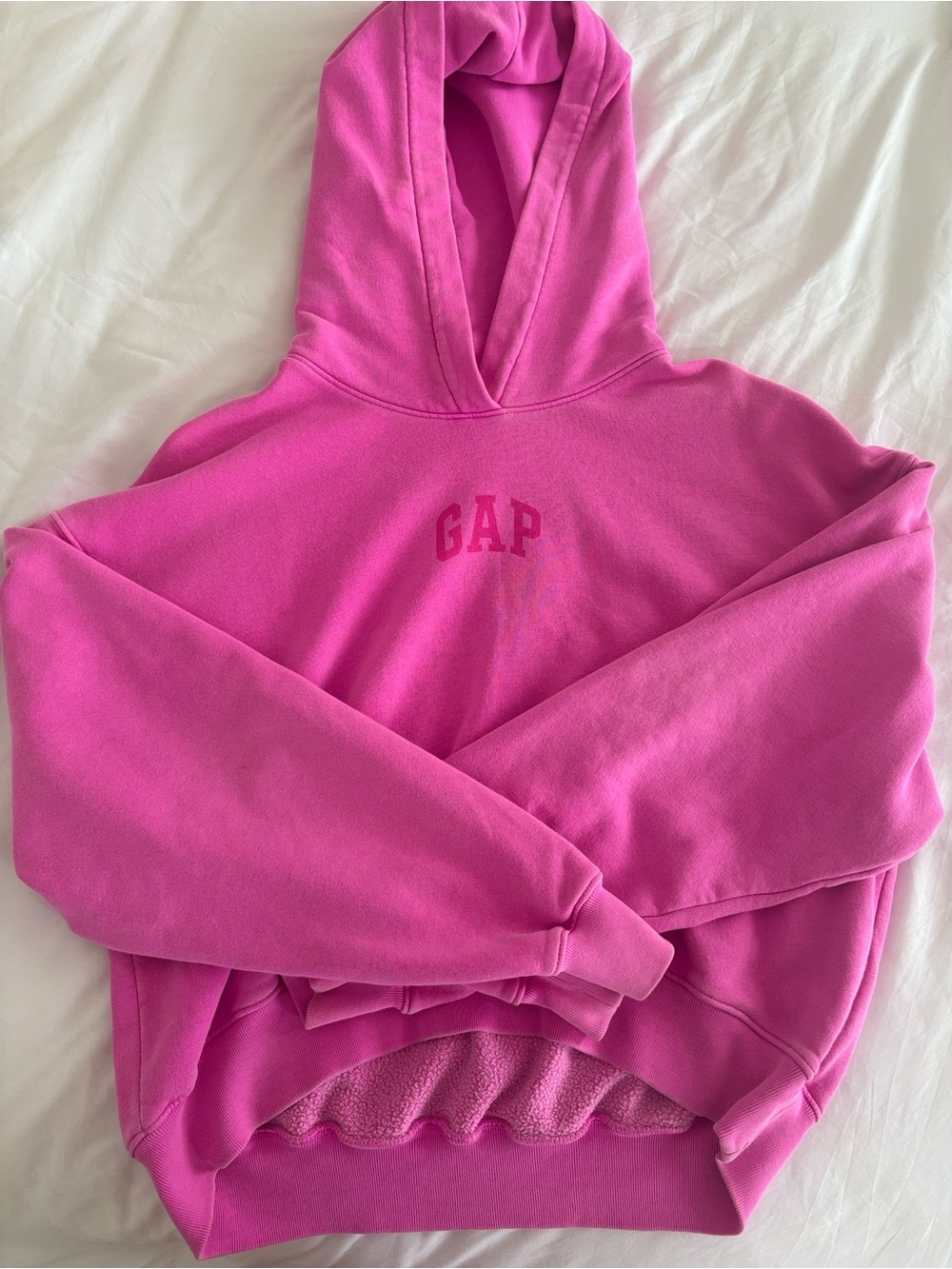 GAP hot pink pullover hoodie